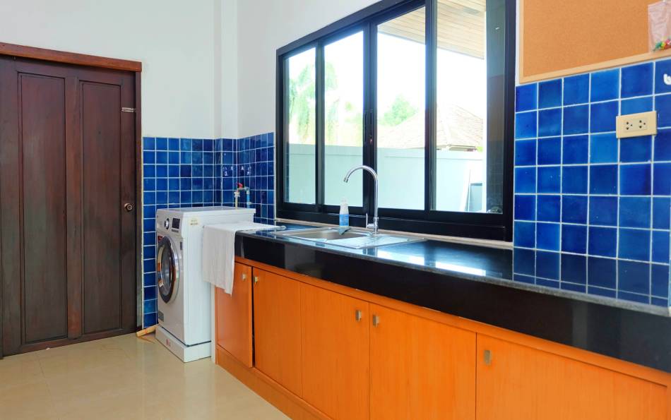 2-bedroom, house, pool, villa, for rent, Mabprachan Lake, East Pattaya
